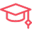 A graduation cap for University Readiness Icon